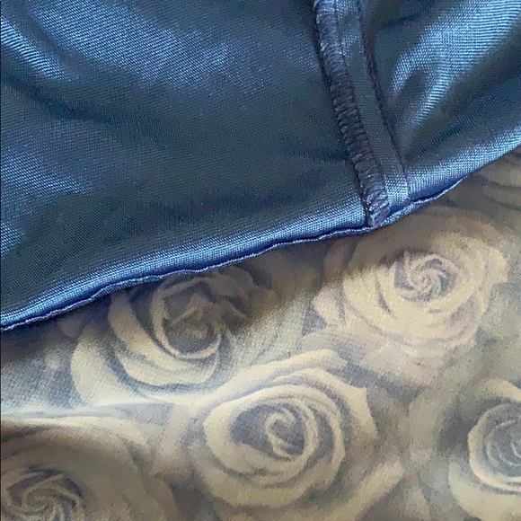 Jessica Howard Blue Roses Long Dress - Picture 5 of 5